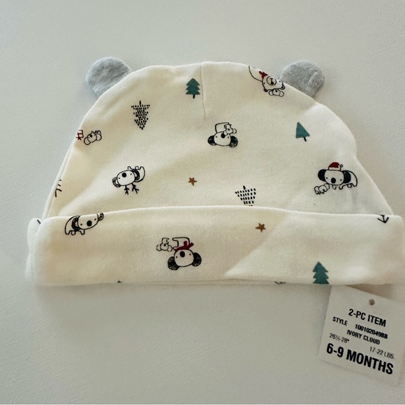 First Impressions 6-9 Months Baby Holiday Christmas Footie Hat Santa Koala NWT - Picture 5 of 8
